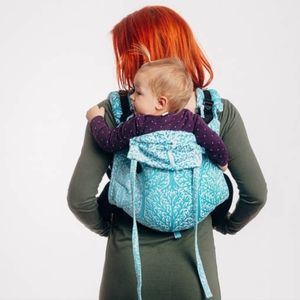 NWOT Lenny Lamb Onbuhimu Baby Carrier Rare Woodland Frost.